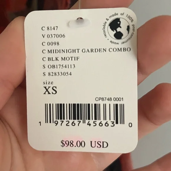 NWT Free People Floral Midi Slip Dress - Picture 8 of 8